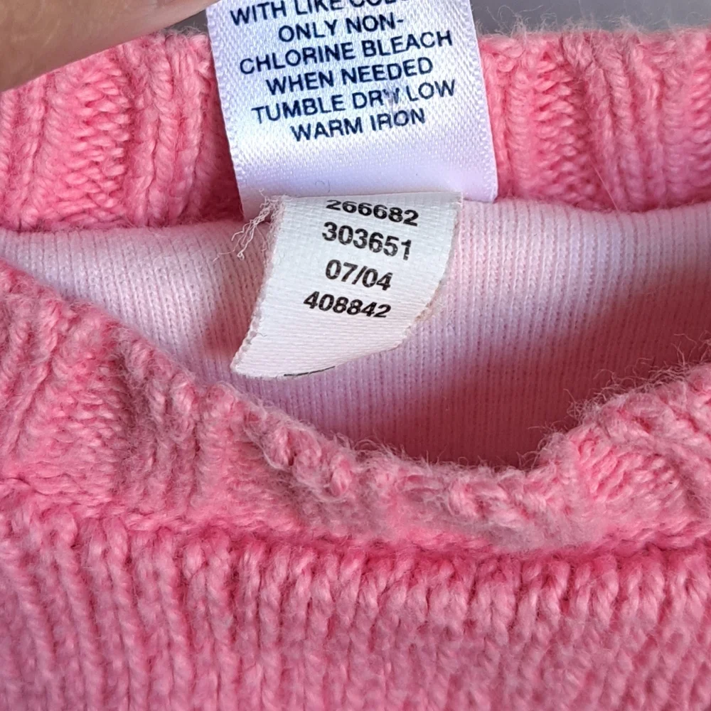 Gap Girls Pink Sweater Size Newborn